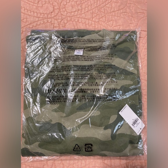 Old Navy Camo Sweatshirt Dress, S - Picture 3 of 5